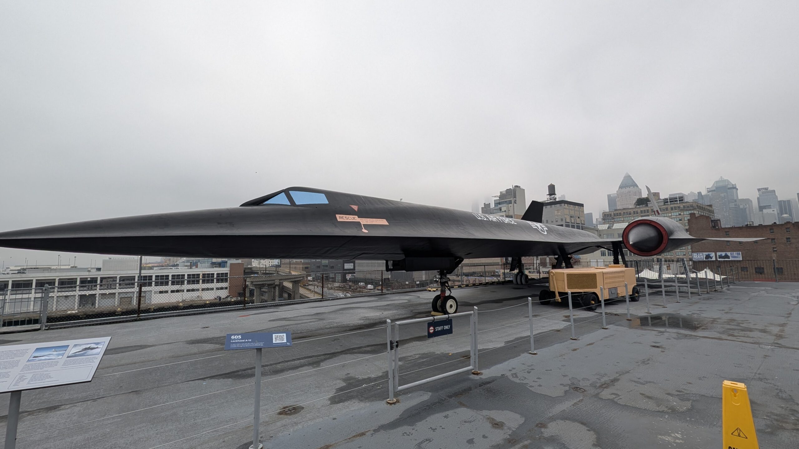 picture of the Blackbird at the intrepid museum