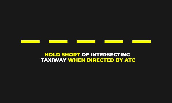 Taxiway Holding Position Marking